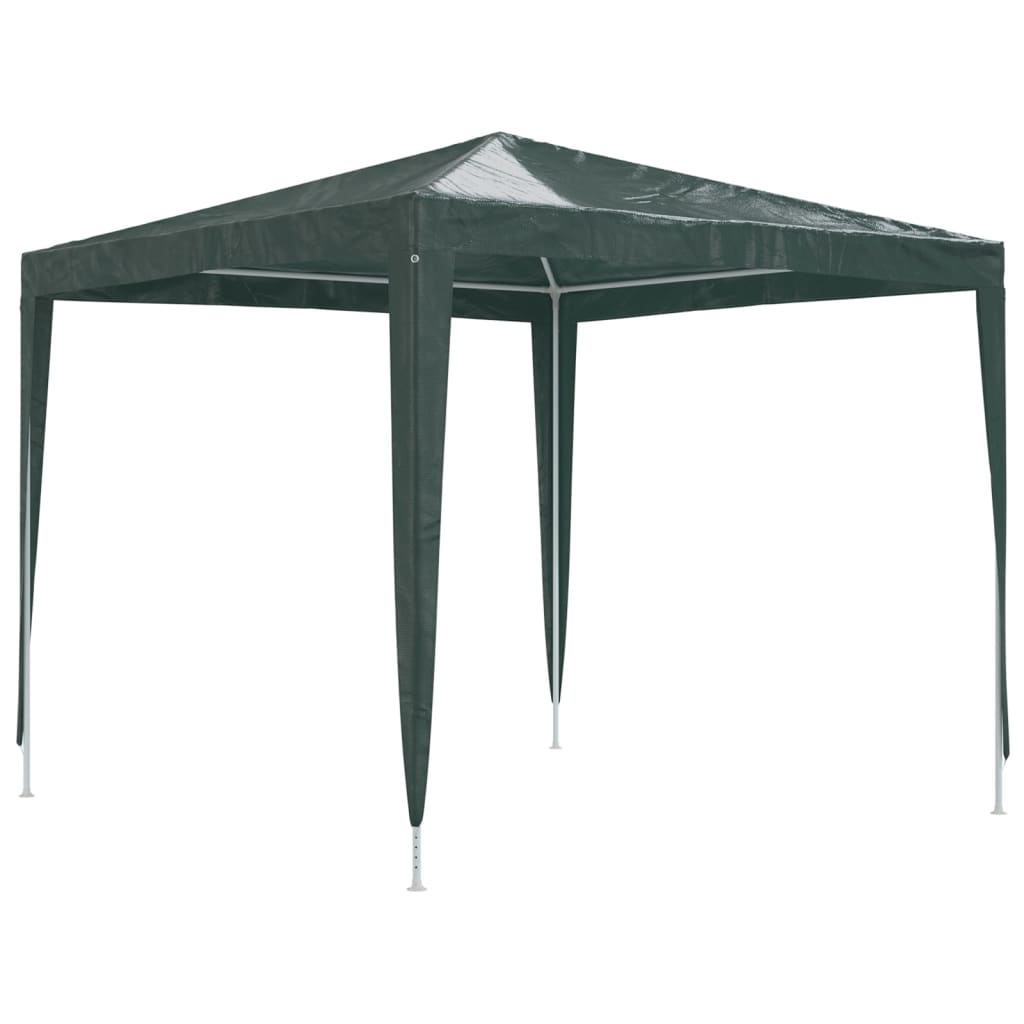 Partytent professioneel 90 g/m² 2,5x2,5 m groen