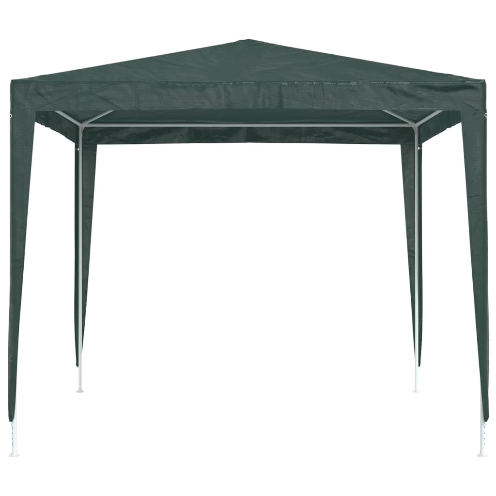 Partytent professioneel 90 g/m² 2,5x2,5 m groen