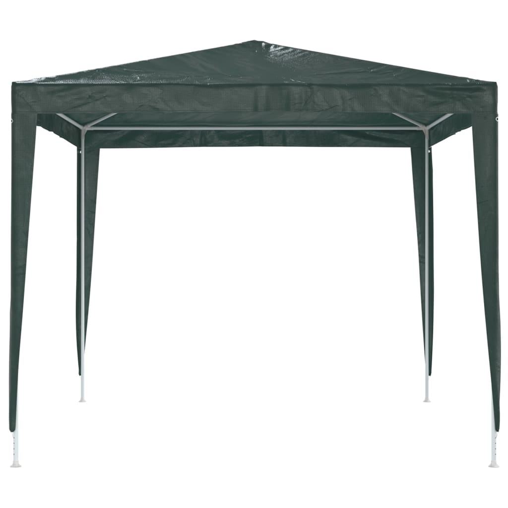 Partytent professioneel 90 g/m² 2,5x2,5 m groen