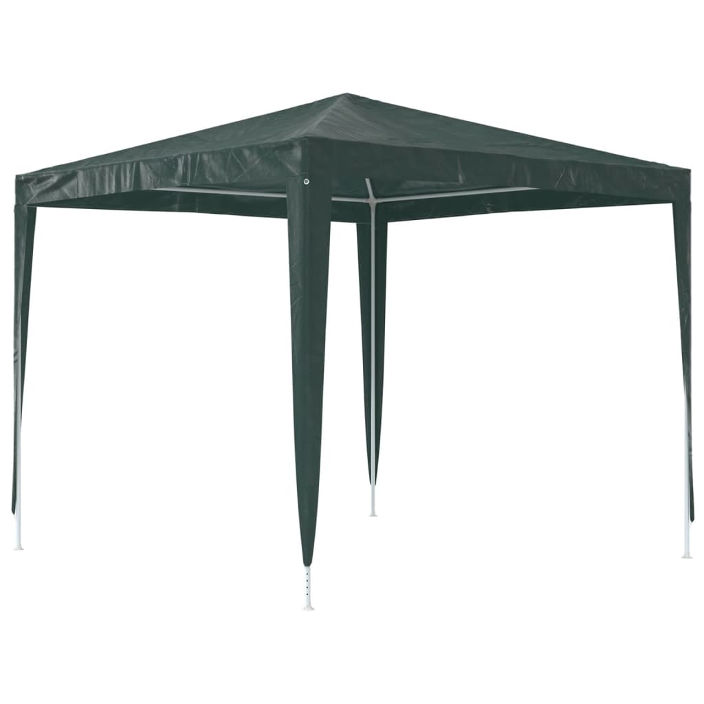 Partytent professioneel 90 g/m² 2,5x2,5 m groen