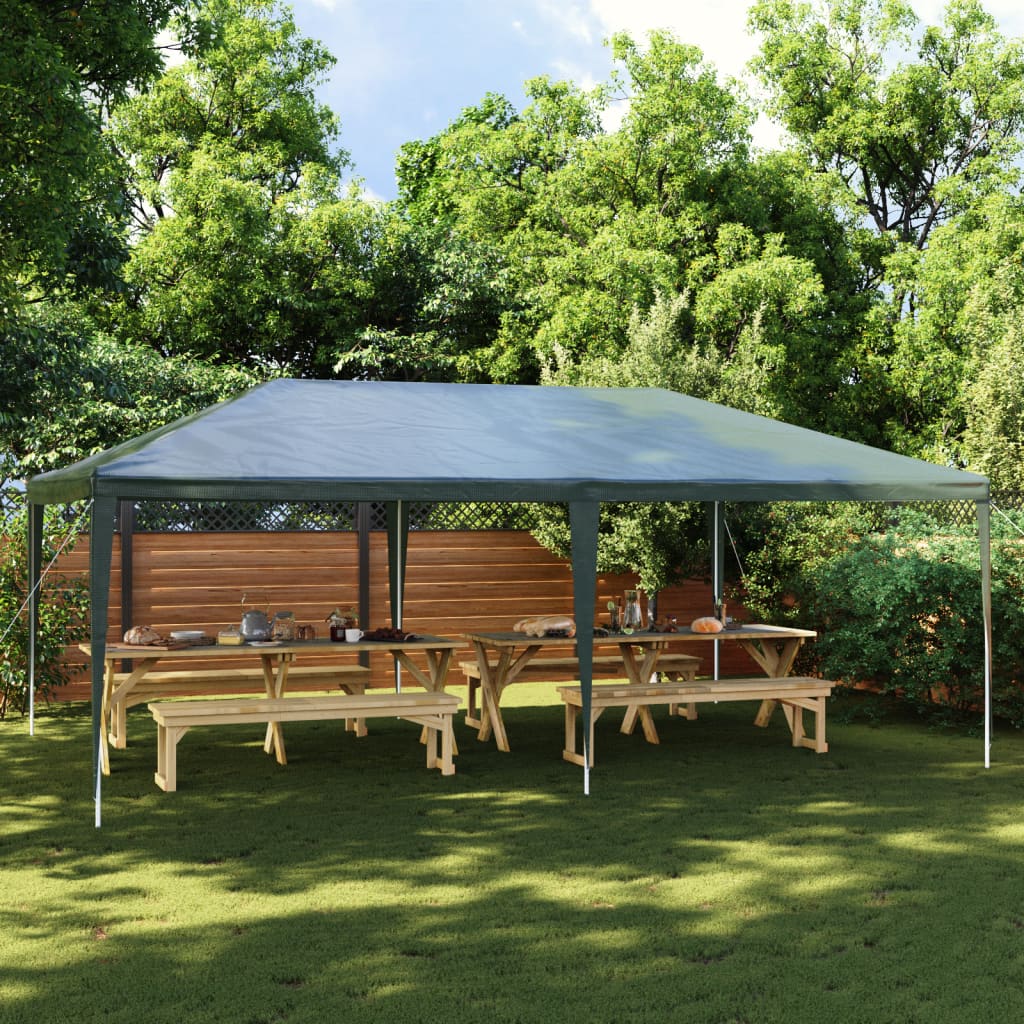 Partytent professioneel 90 g/m² 4x6 m groen