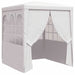 Partytent met zijwanden professioneel 90 g/m² 2,5x2,5 m wit