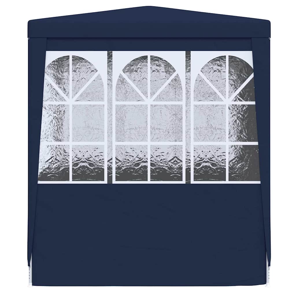 Partytent met zijwanden professioneel 90 g/m² 2,5x2,5 m blauw