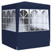Partytent met zijwanden professioneel 90 g/m² 2,5x2,5 m blauw