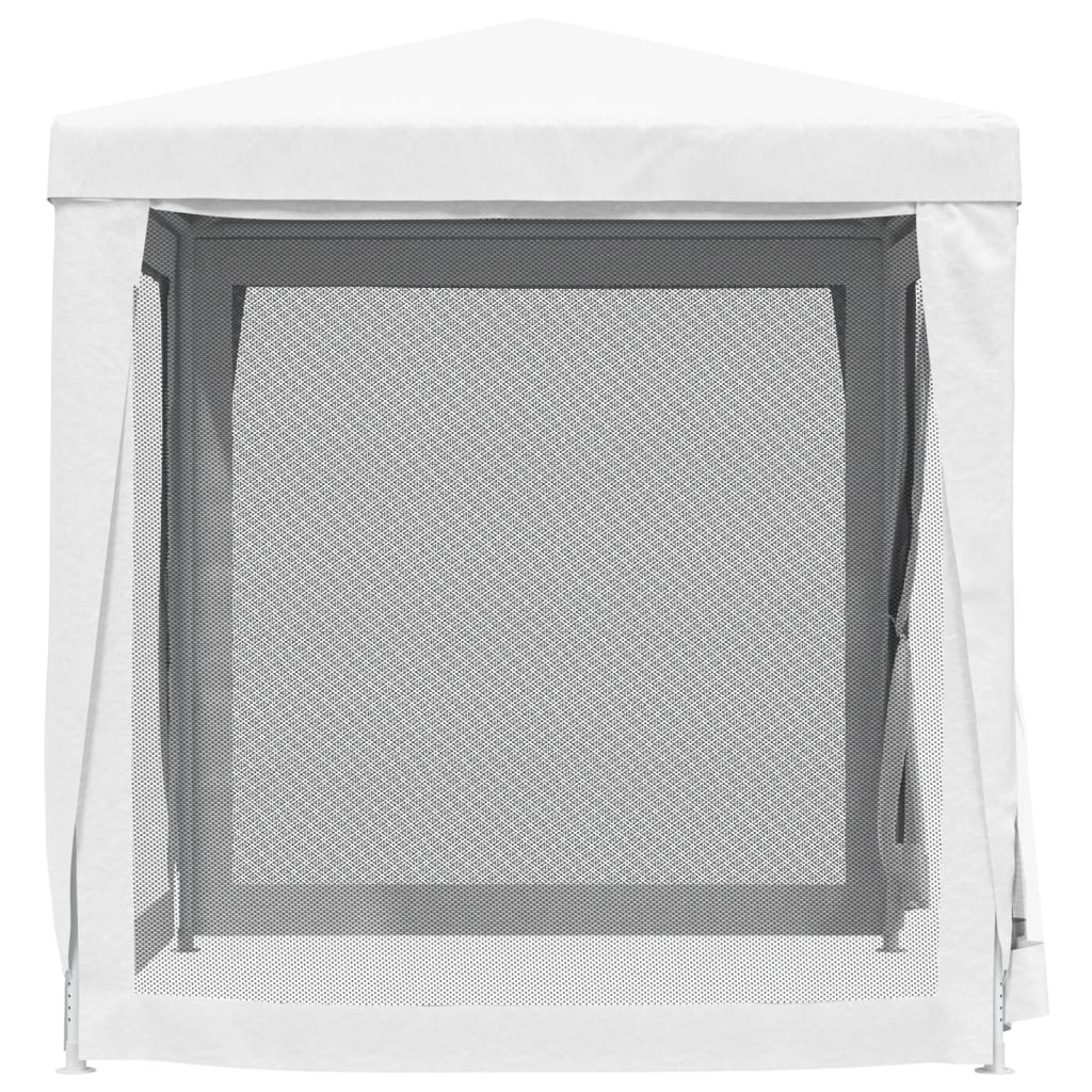 Partytent met 4 mesh zijwanden 2x2 m wit