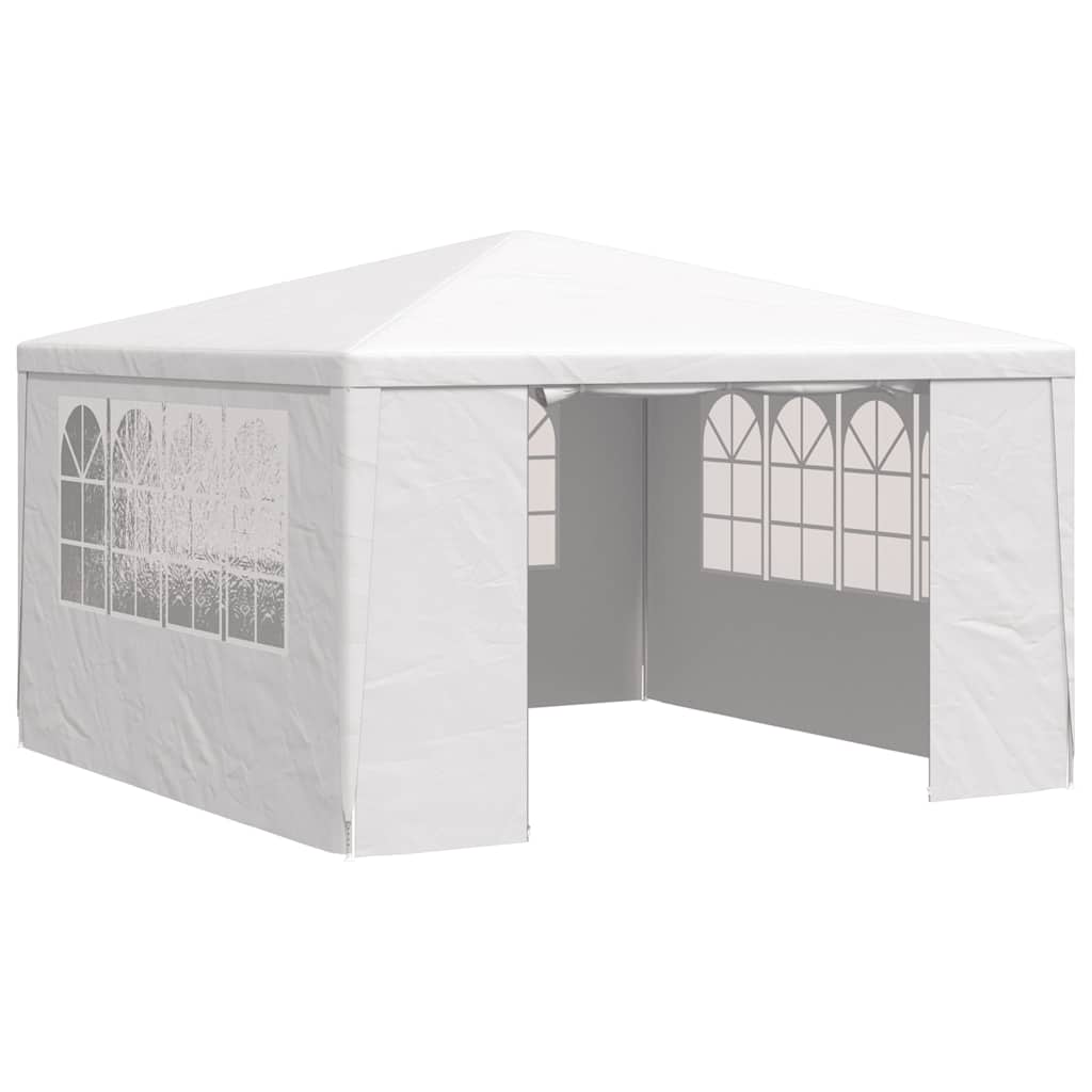 Partytent met zijwanden professioneel 90 g/m² 4x4 m wit
