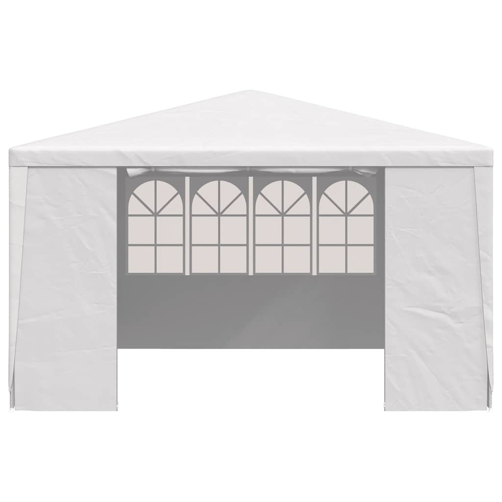 Partytent met zijwanden professioneel 90 g/m² 4x4 m wit