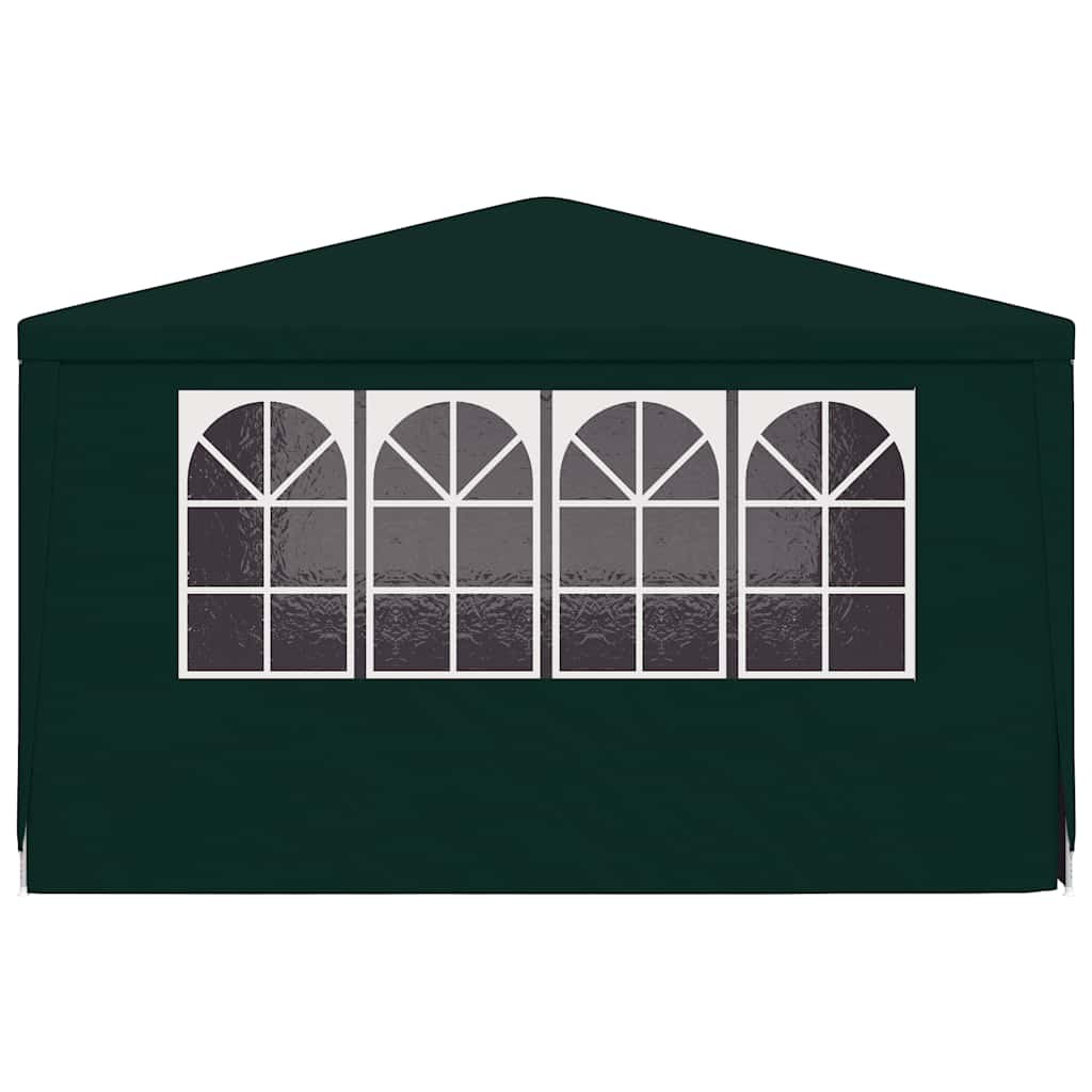 Partytent met zijwanden professioneel 90 g/m² 4x4 m groen