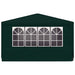 Partytent met zijwanden professioneel 90 g/m² 4x4 m groen