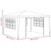 Partytent met zijwanden professioneel 90 g/m² 4x4 m groen