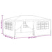 Partytent met zijwanden professioneel 90 g/m² 4x6 m antraciet