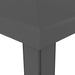 Prieel met dubbel dak 3x6 m antraciet
