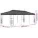 Prieel 3x6 m antraciet