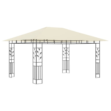 Prieel met klamboe 180 g/m² 4x3x2,73 m crème