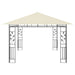 Prieel met klamboe 180 g/m² 4x3x2,73 m crème