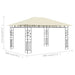 Prieel met klamboe 180 g/m² 4x3x2,73 m crème