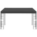 Wandprieel 3x4 m stof antracietkleurig