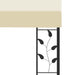 Wandprieel 6x3x2,5 m crème