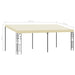 Wandprieel 6x3x2,5 m crème