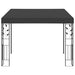 Wandprieel 3x3x2,5 m antraciet