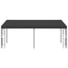 Wandprieel 6x3x2,5 m antraciet