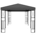Prieel 3x6 m stof antraciet
