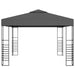 Tuinpaviljoen 3x3 m antraciet