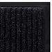 Deurmat 117x220 cm PVC zwart