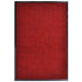 Deurmat 117x220 cm PVC rood