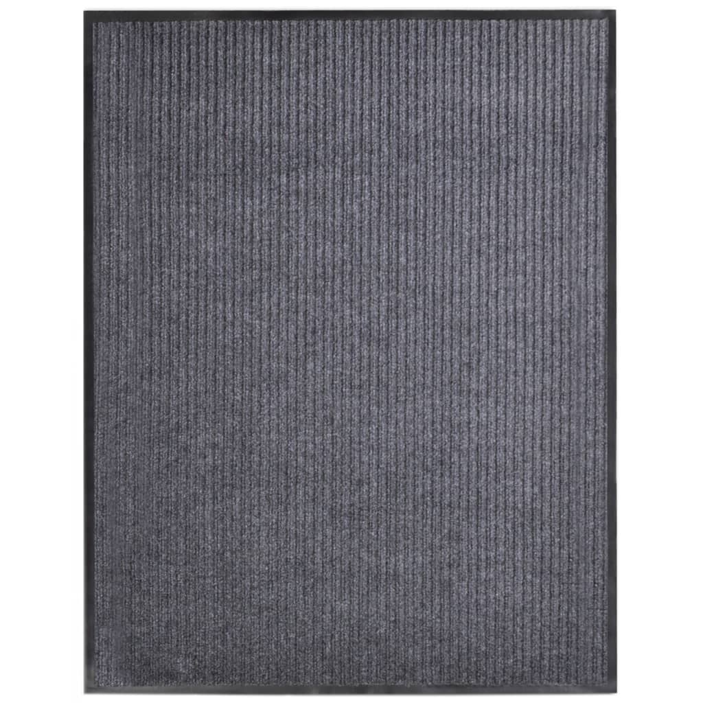 Deurmat 117x220 cm PVC grijs