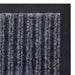 Deurmat 117x220 cm PVC grijs