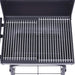Houtskoolbarbecue roker met onderschap zwart