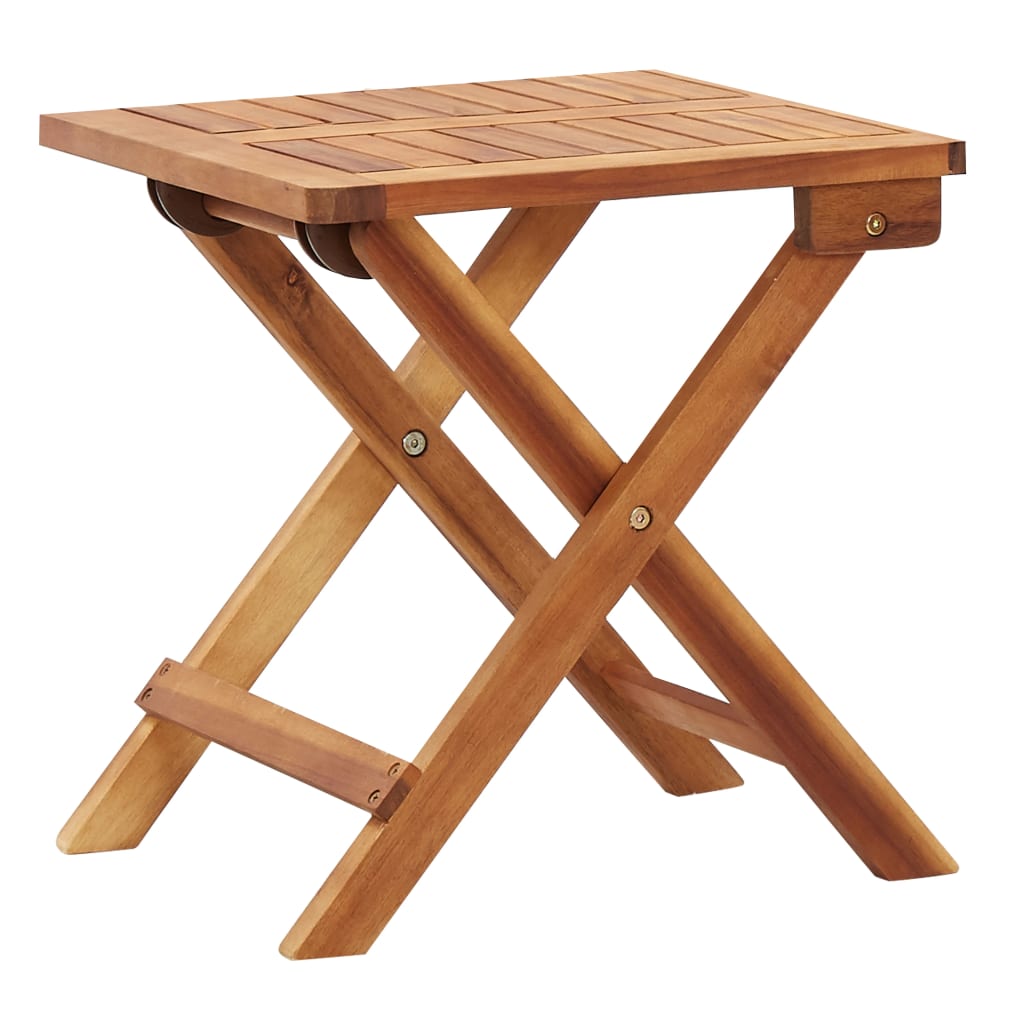 Ligbed met tafel poly rattan en massief acaciahout