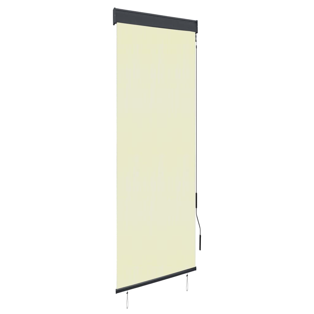 Rolgordijn voor buiten 60x250 cm crème
