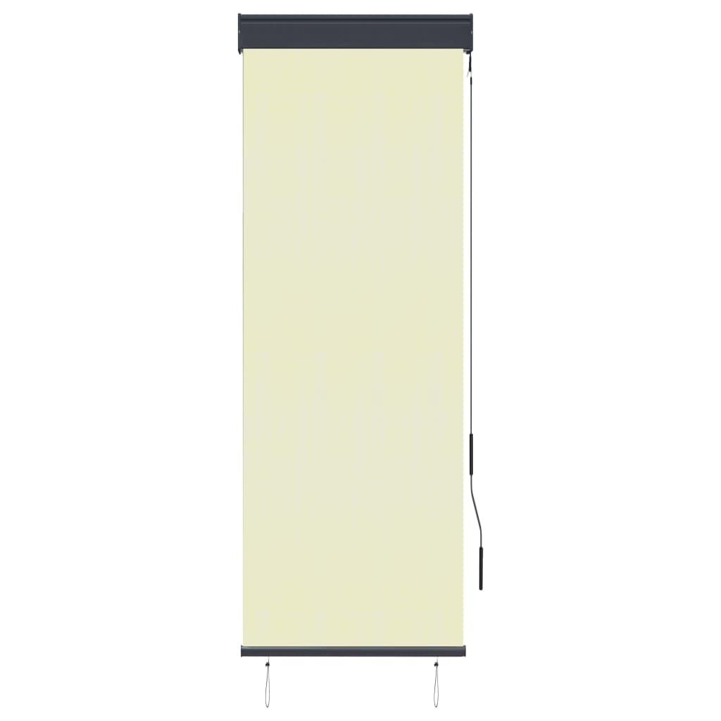 Rolgordijn voor buiten 60x250 cm crème