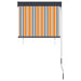 Rolgordijn voor buiten 80x250 cm geel en blauw