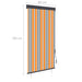 Rolgordijn voor buiten 80x250 cm geel en blauw