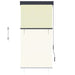 Rolgordijn voor buiten 80x250 cm crème
