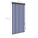 Rolgordijn voor buiten 100x250 cm blauw en wit