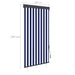 Rolgordijn voor buiten 100x250 cm blauw en wit