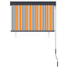 Rolgordijn voor buiten 100x250 cm geel en blauw