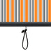 Rolgordijn voor buiten 100x250 cm geel en blauw