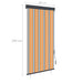 Rolgordijn voor buiten 100x250 cm geel en blauw