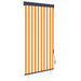 Rolgordijn voor buiten 100x250 cm wit en oranje