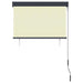 Rolgordijn voor buiten 100x250 cm crème