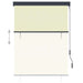 Rolgordijn voor buiten 120x250 cm crème