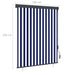 Rolgordijn voor buiten 140x250 cm blauw en wit