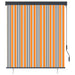 Rolgordijn voor buiten 140x250 cm geel en blauw