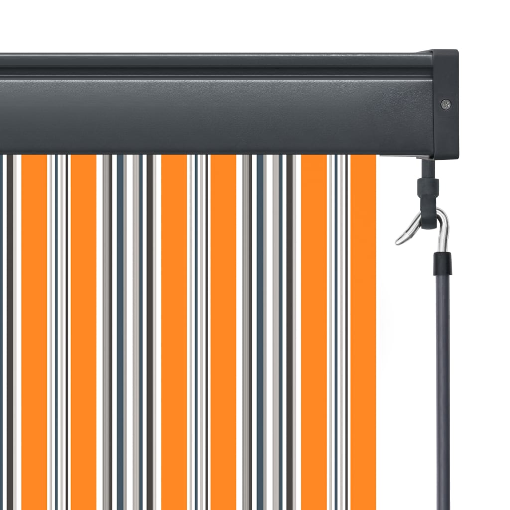 Rolgordijn voor buiten 140x250 cm geel en blauw