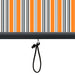 Rolgordijn voor buiten 140x250 cm geel en blauw